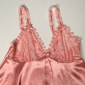 Victoria’s Secret Pastel Pink Lace and Bows Nightie Frilly Pastel Lingerie Sz P